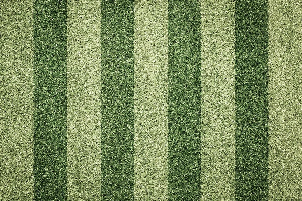 Green grass soccer field background, vintage style color — Stock Photo, Image