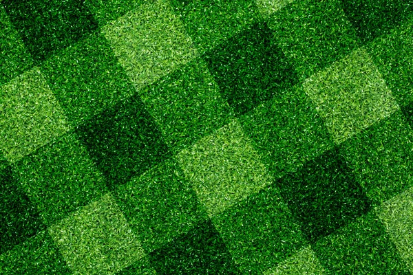 Groen gras voetbalveld achtergrond — Stockfoto