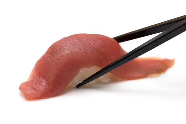 Tuna sushi isolated on white background — Stock Photo, Image