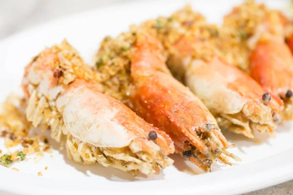 Shrimp fried salt, Seafood in Thailand — Stock Photo, Image