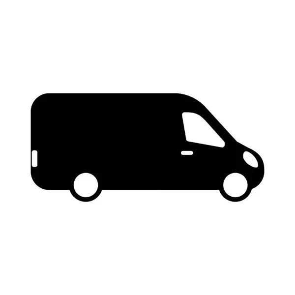 Значок Автобуса Доставки Службы Доставки Плоская Икона — стоковый вектор