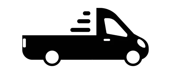 Pickup Truck Modern Icon Minibus Minivan — Stock Vector