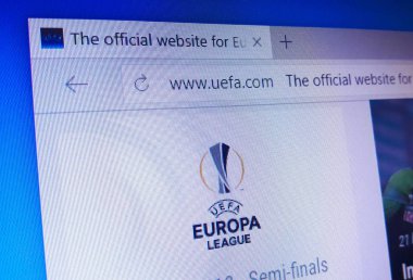 Minsk, Beyaz Rusya - 25 Nisan 2018: Resmi homepage biz