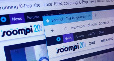 Minsk, Beyaz Rusya - 28 Nisan 2018: Resmi homepage biz