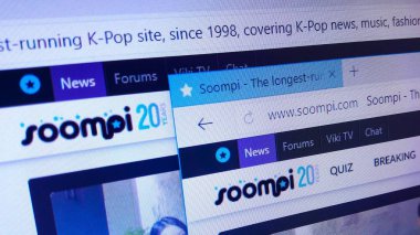 Minsk, Beyaz Rusya - 28 Nisan 2018: Resmi homepage biz