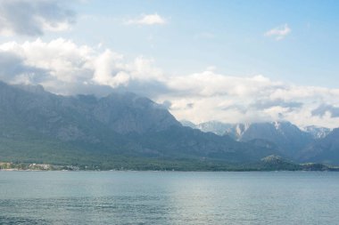 Türkiye 'nin Kemer kentinde Akdeniz Sahili, Ekim 2019