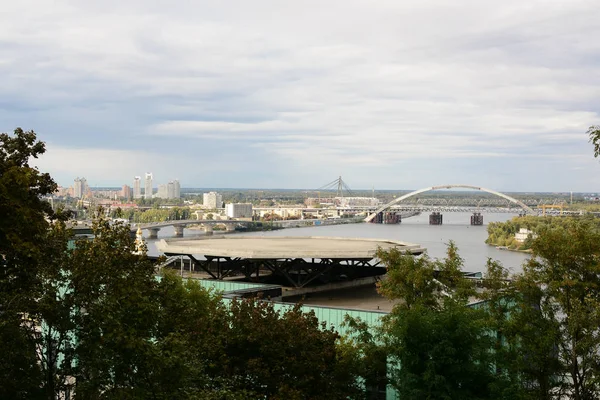 View Kiev Helipad Foreground — Stock Photo, Image