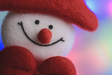 Kırmızı Şapkalı Komik Kardan Adam, Noel Zamanı