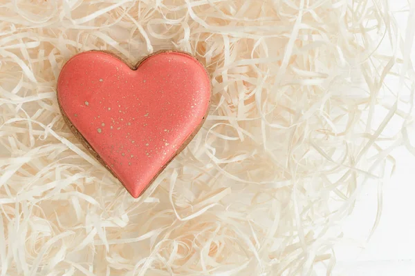 Sweet Cookies Shaped Heart — Stok fotoğraf