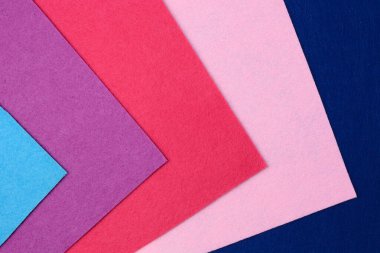 Yumuşak Tekstil Malzemesi Farklı Renklerde, el yapımı ve yaratıcı için soyut arkaplan. 