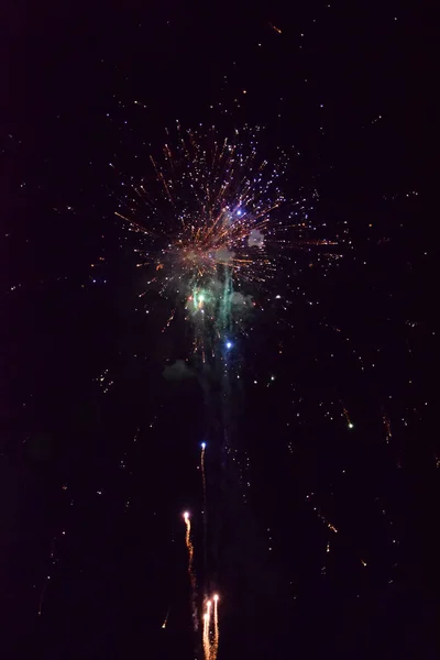Celebration Fireworks Night — Stock Photo, Image