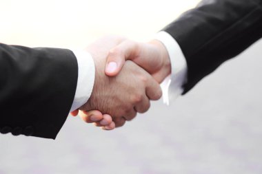 up.Business karşılıklı .isolated beyaz arka plan üzerinde kapatın.