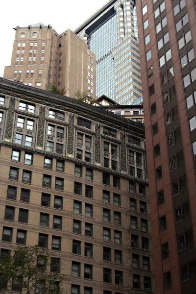 Moderne Klassieke Hoogbouw Het Centrum Van Manhattan Brick Architectuur Van — Stockfoto