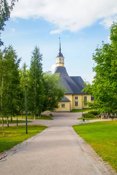 Luteránský kostel Lappe ve Finsku — Stock fotografie