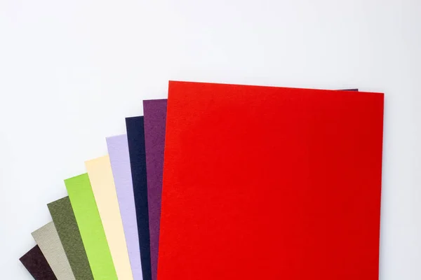 Set of multi-colored cards — Stock Photo, Image