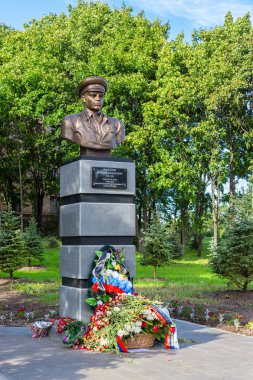 Efsanevi hava komutanı V.F. Margelov Anıtı