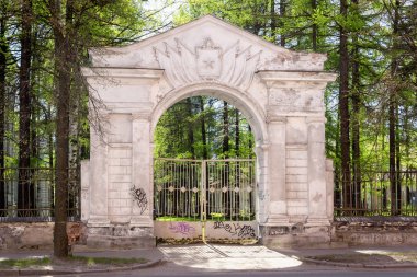 Sovyet ordusunun askeri birlik eski kapı kemer