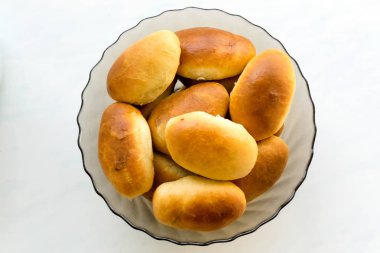 Altın lahana pastaları Üstten Görünüm