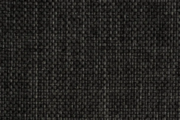 Fundo Preto Cinza Textura Tecido Vime — Fotografia de Stock