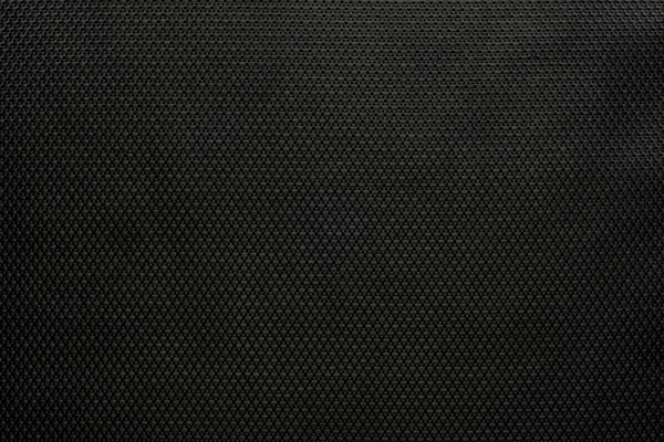 Background Dense Black Modern Durable Fabric Pronounced Texture Pattern — Stock Photo, Image