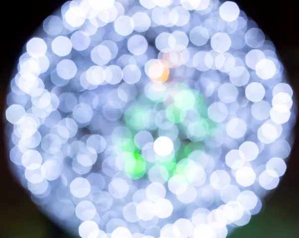 Luces Mágicas Bokeh Iluminación Brillante Vacaciones Por Noche — Foto de Stock