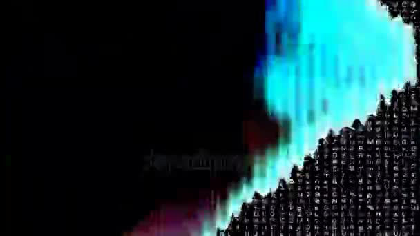 Анотація цифрових Бернс — стокове відео