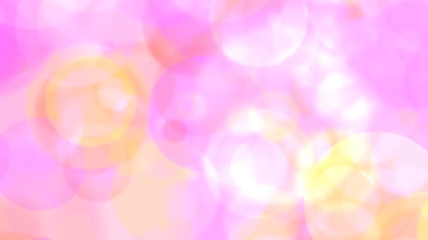 粉色圆圈的光 — 图库视频影像