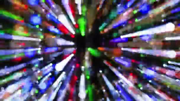 Pulsierende bunte Lichter — Stockvideo