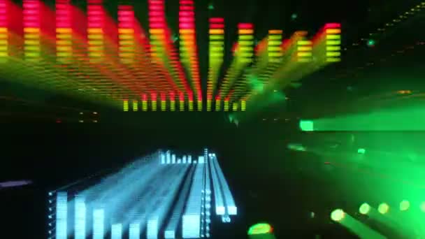 Spectrum light show — Stock Video