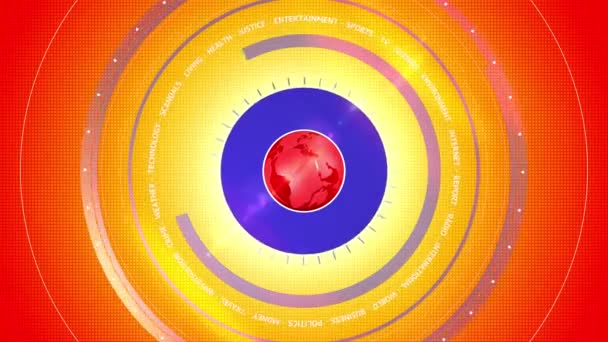 Arrière-plan numérique coloré graphique 3D. Technologies numériques mondiales 