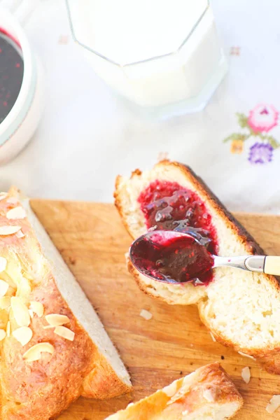 Homemade Bun Jam — Stock Photo, Image