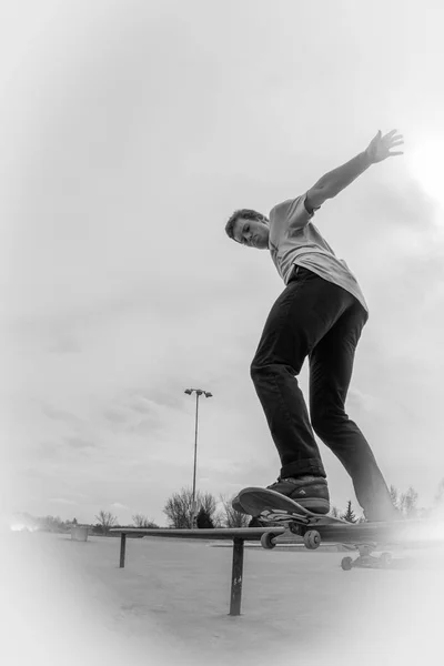 Niños patinadores —  Fotos de Stock