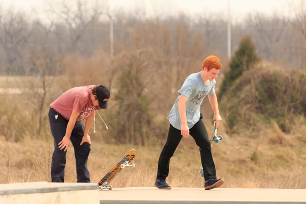 Skater jongens — Stockfoto