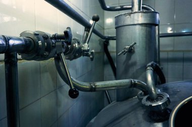 Özel küçük bira metal tank ve boru