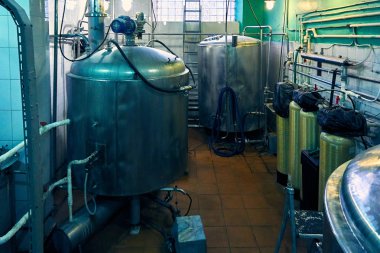 Özel küçük bira metal tank ve boru