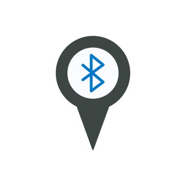 Bluetooth bağlantı işaretçisi telefon pin noktası sinyal