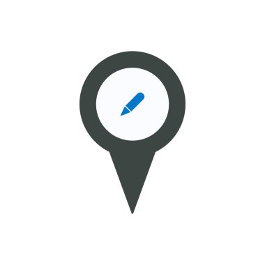 Kalem işareti simgesi ile PIN simgesi