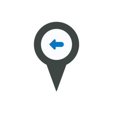 Oklar konumu işaret PIN işaretçi konumunu simgesi yerleştir