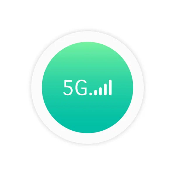 5g pictogram teken — Stockvector