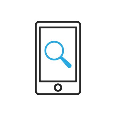 Akıllı telefon simgesi. Mobil arama