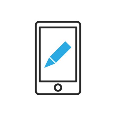 Akıllı telefon simgesi. Telefon faturası