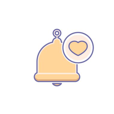 Alarm, uyarı, zil simgesini, çağrı, kalp, bildirim işareti, yüzük simgesi