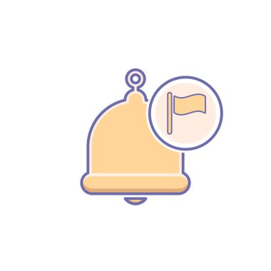 Alarm, uyarı, zil simgesini, çağrı, bayrak, bildirim işareti, yüzük simgesi