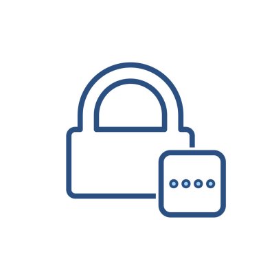 Güvenli simge kilit office şifre korumalı