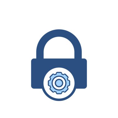 Kilit şifre özel özellikleri koruma güvenli simgesi