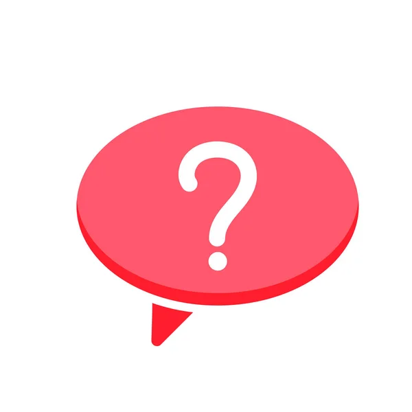 Vragen Bel dialoog chat bericht questionmark pictogram spraak — Stockvector