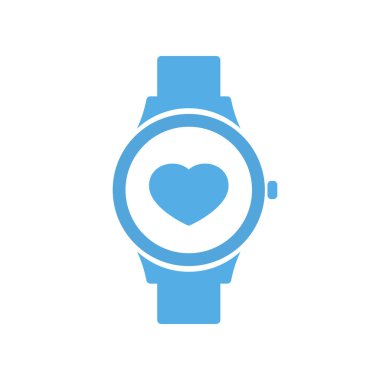 Kavram aşk acımak teknoloji, smartwatch, izle simgesi