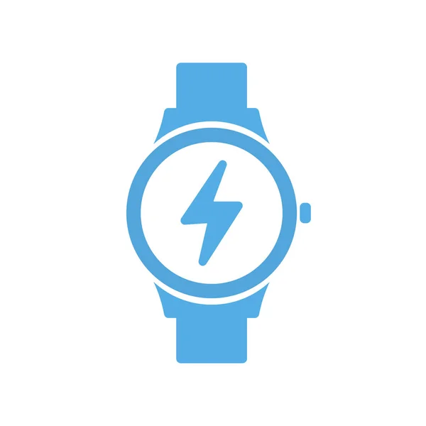 Charge concept smart technology, smartwatch, watch icon — Stock Vector