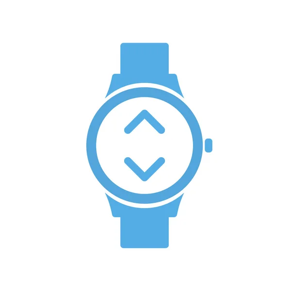 대역폭 개념 스마트 기술, smartwatch, 시계 아이콘 — 스톡 벡터
