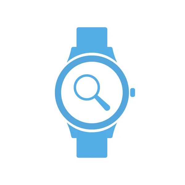 Concept search smart technology, smartwatch, watch icon — Stock Vector